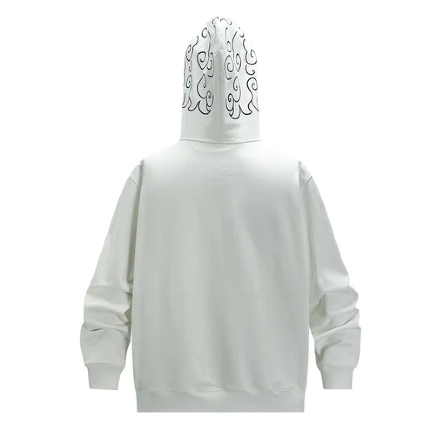 Full Zip Hoodie White (Eyes Can See)