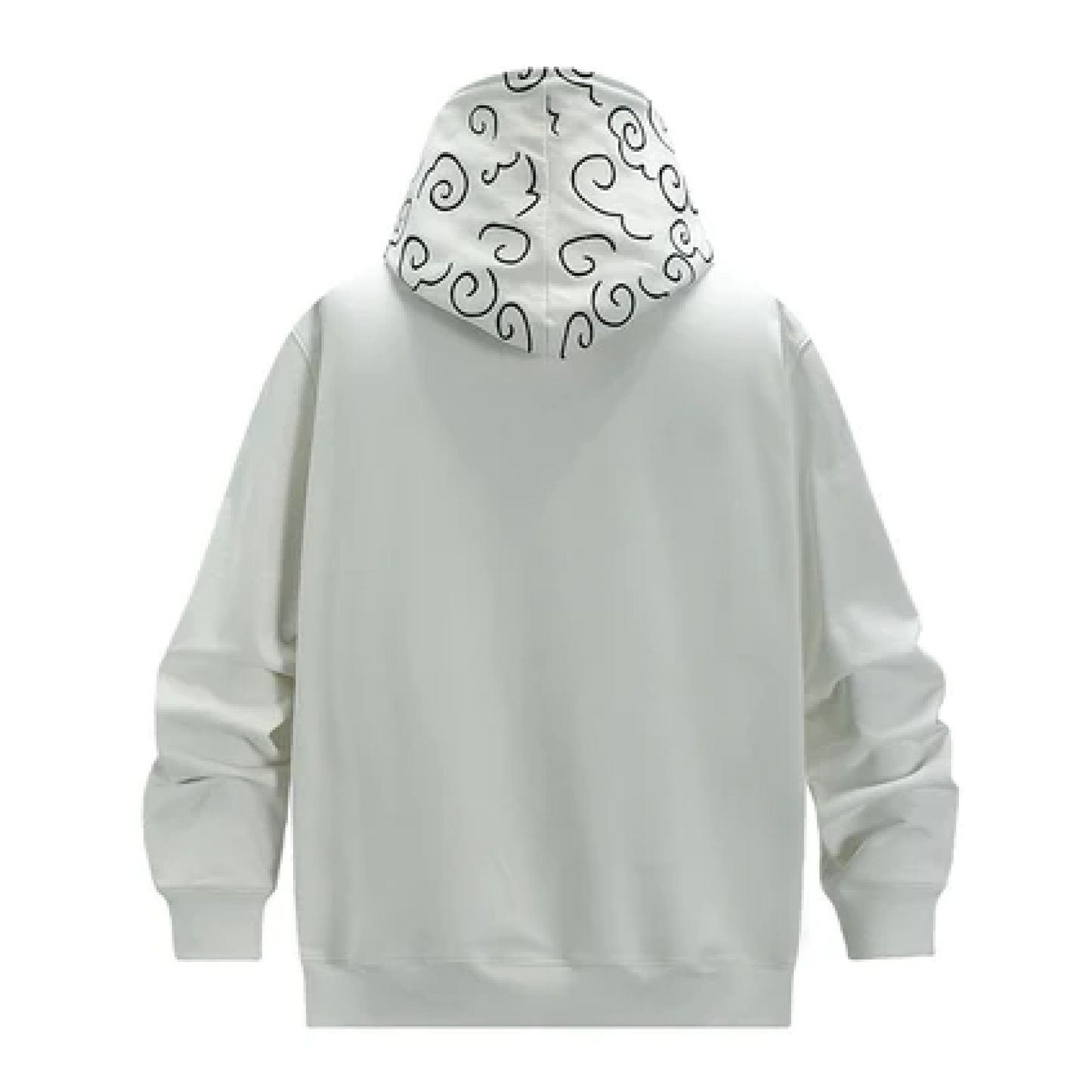 Full Zip Hoodie White (Eyes Can See)