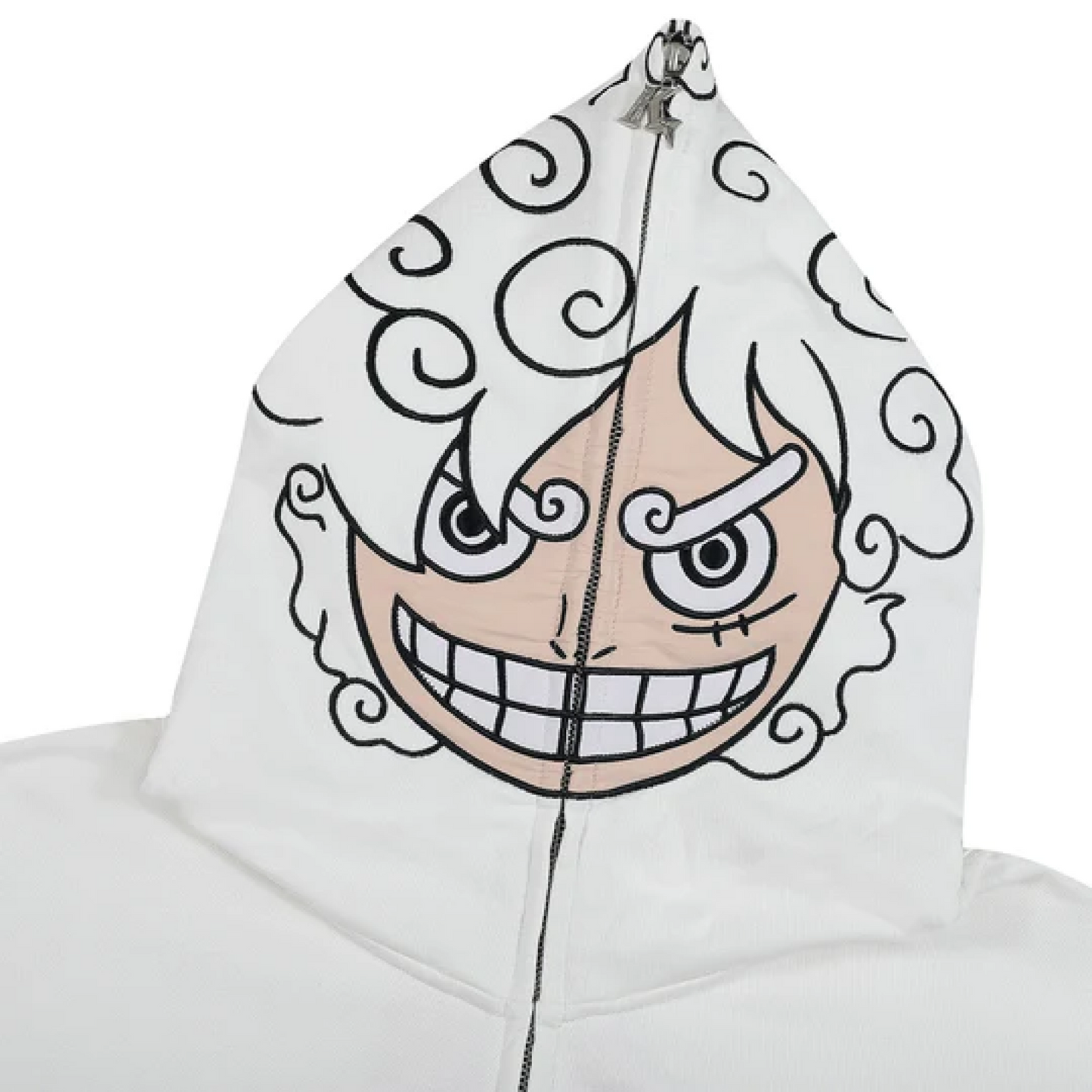 Full Zip Hoodie White (Eyes Can See)