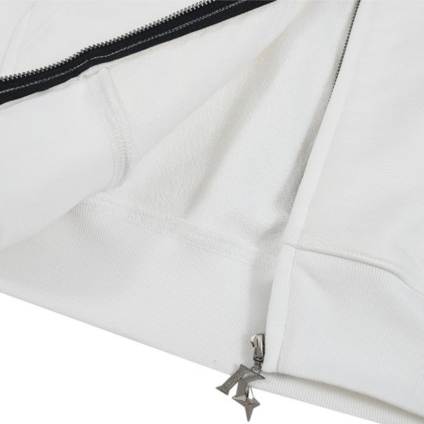 Full Zip Hoodie White (Eyes Can See)
