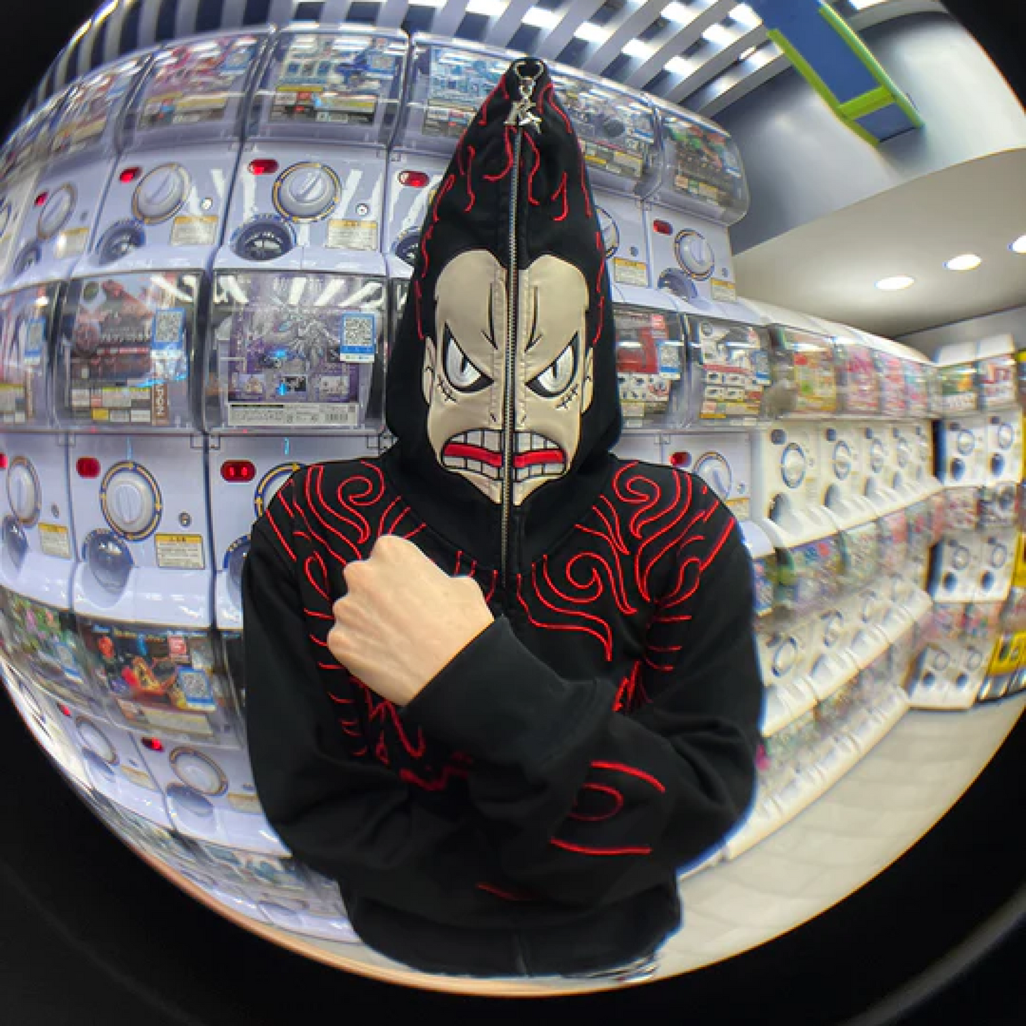 Full Zip Hoodie Black (Eyes Can See)