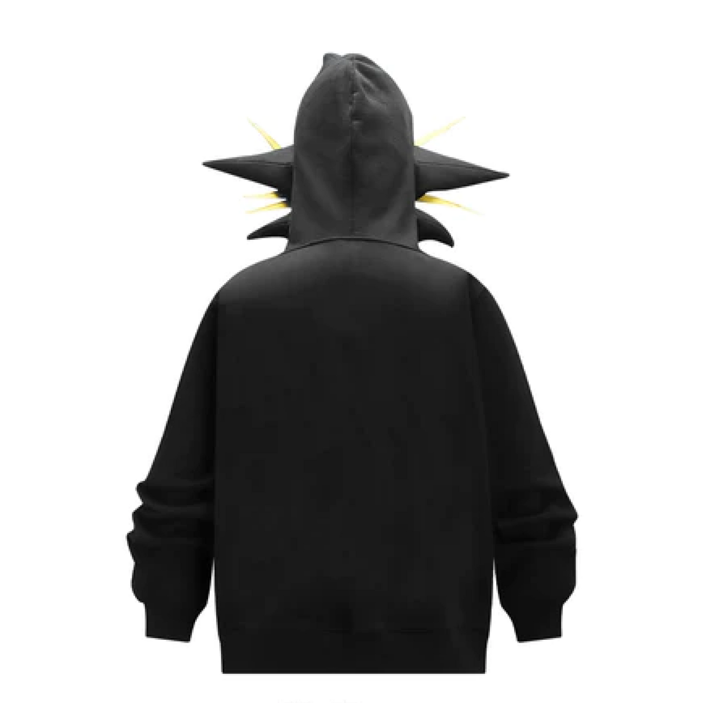 Full Zip Hoodie Black and Yellow (Eyes Can See)