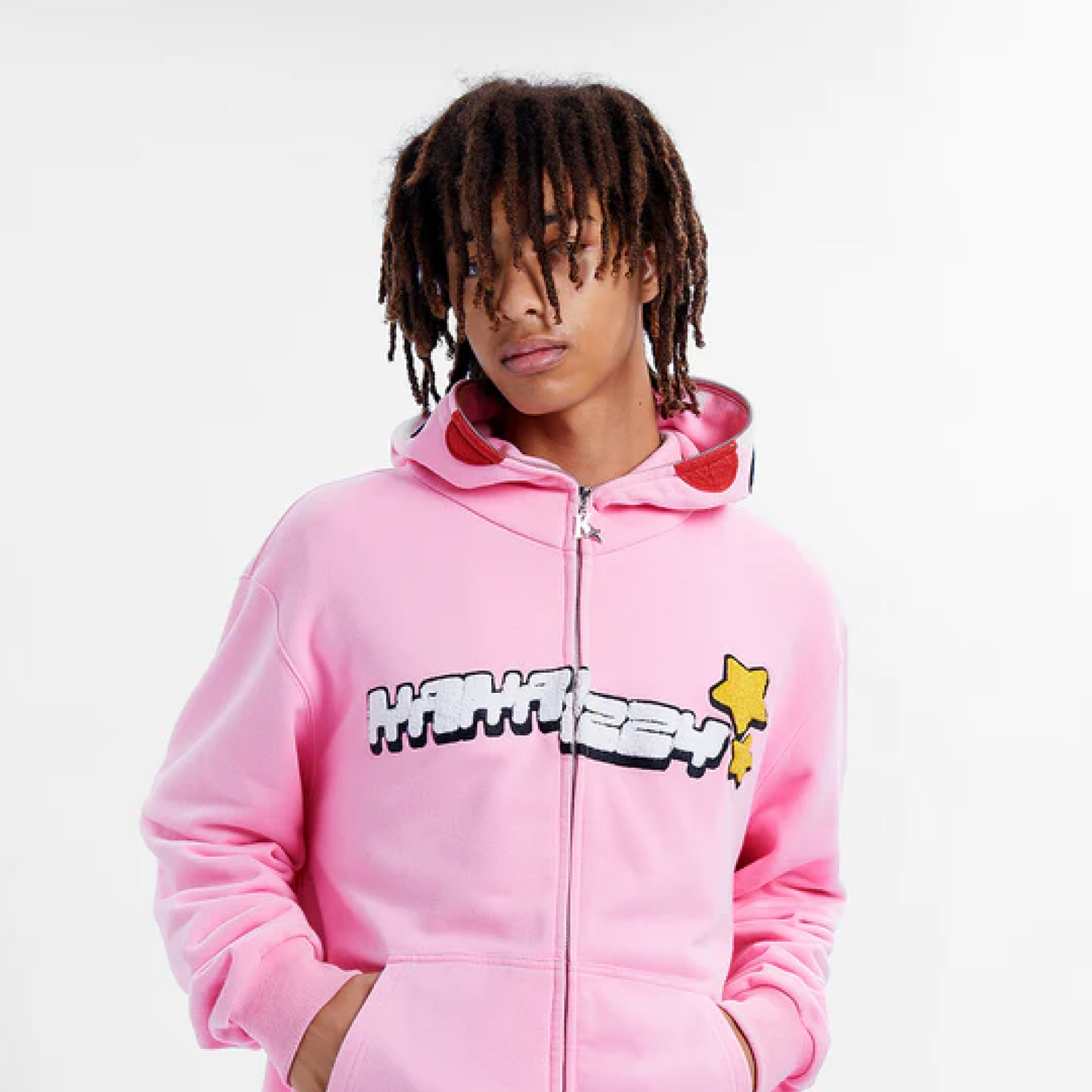 Full Zip Hoodie Pink (Eyes Can See)