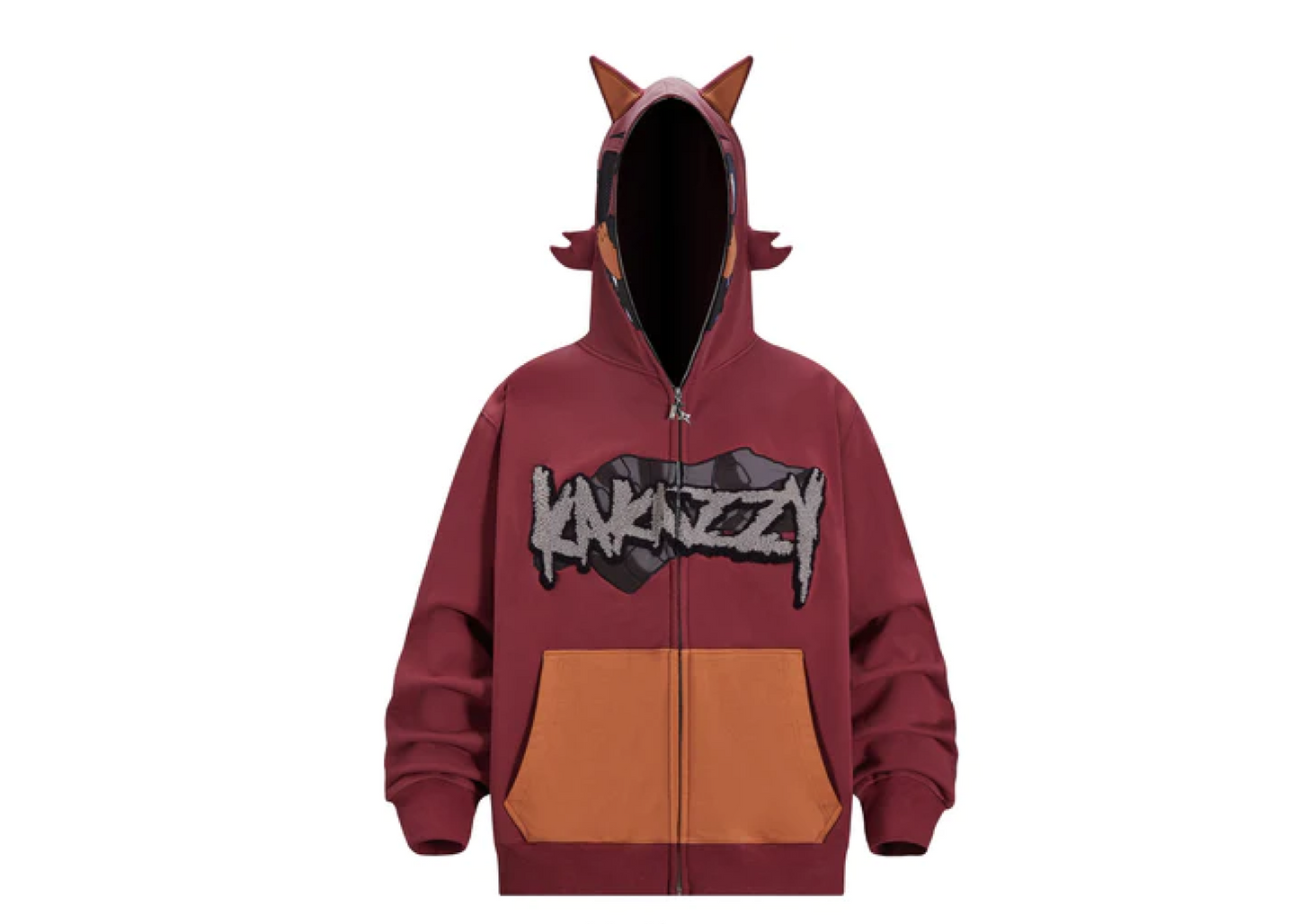 Full Zip Hoodie WineRed (Eyes Can See)