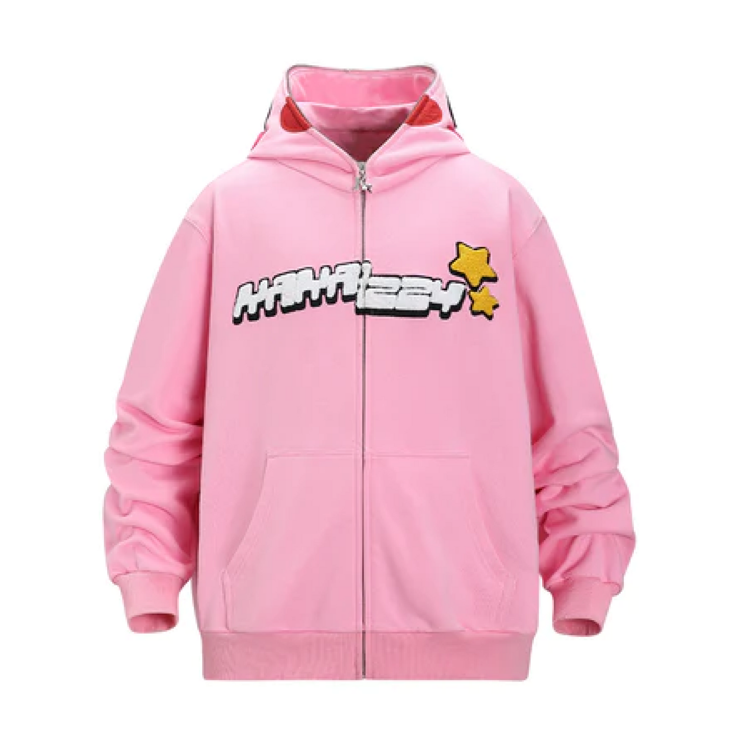Full Zip Hoodie Pink (Eyes Can See)