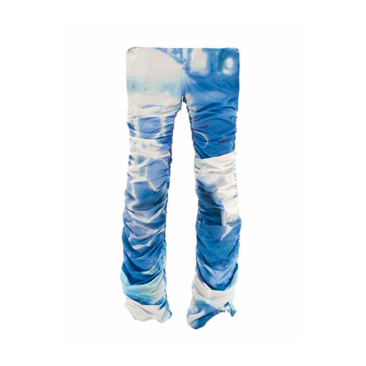 Garments Distressed Print Pants