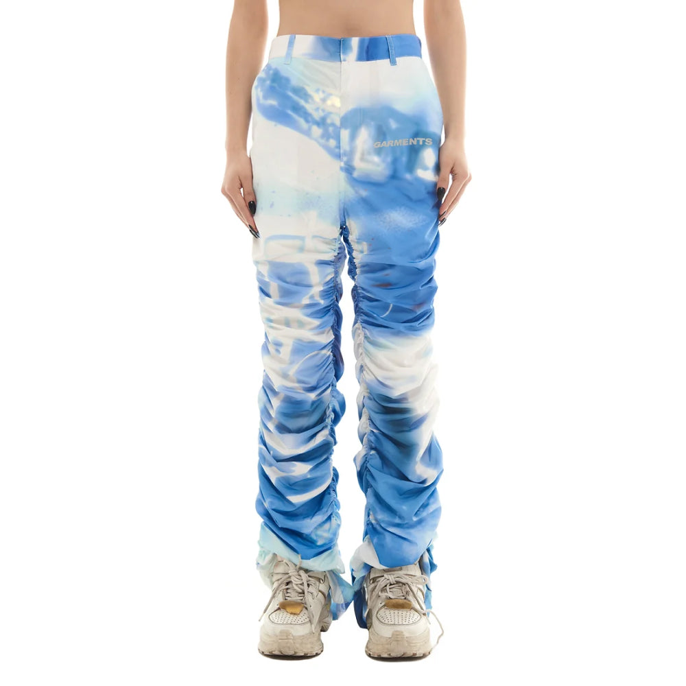 Garments Distressed Print Pants