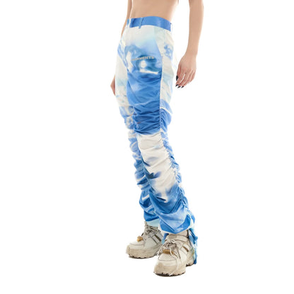 Garments Distressed Print Pants