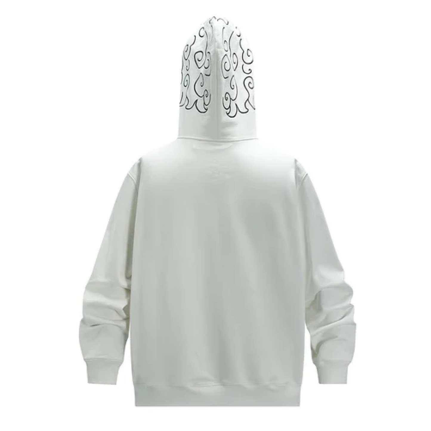 Full Zip Hoodie White (Eyes Can See）