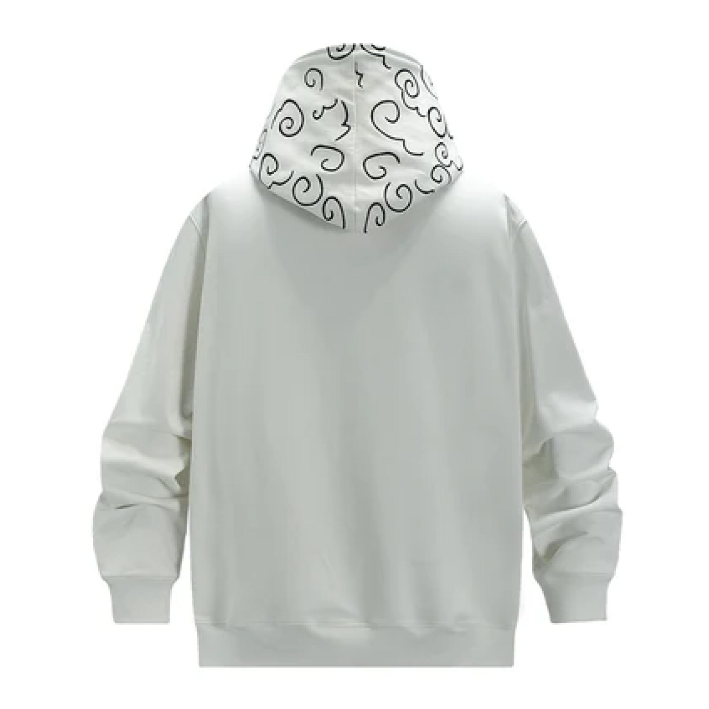 Full Zip Hoodie White (Eyes Can See）