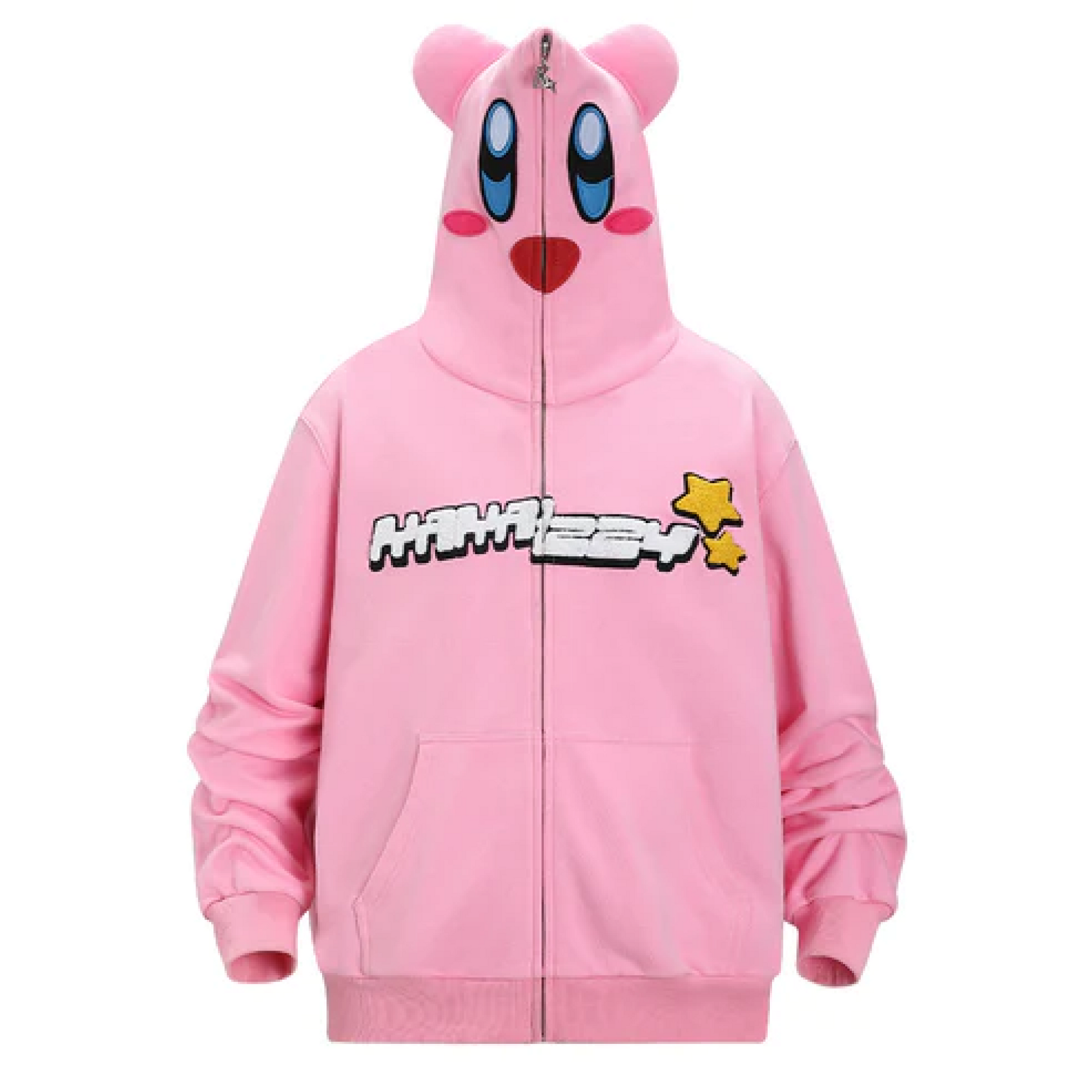 Pink full zip hoodie best sale