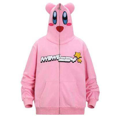 Full Zip Hoodie Pink (Eyes Can See）