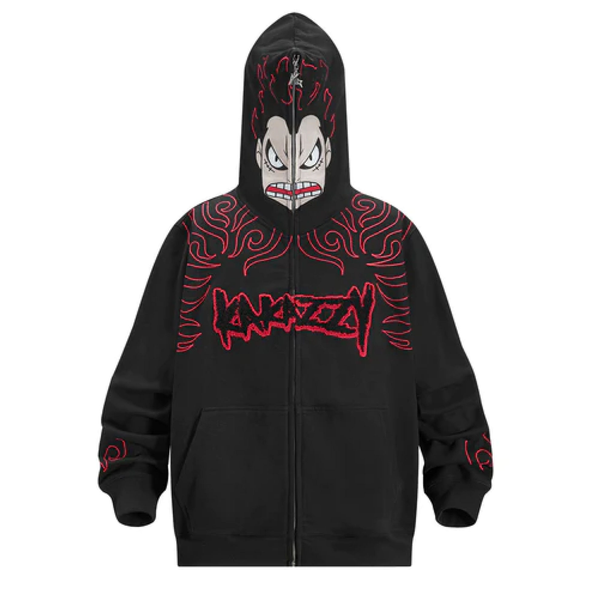 Full Zip Hoodie Black (Eyes Can See）