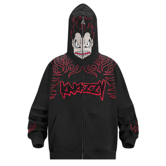 Full Zip Hoodie Black (Eyes Can See）