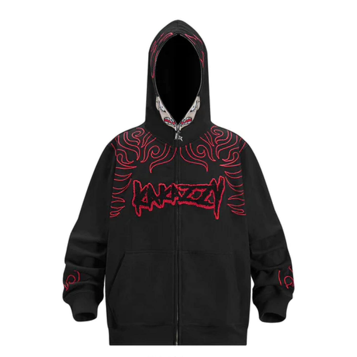 Full Zip Hoodie Black (Eyes Can See）