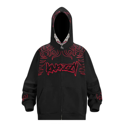Full Zip Hoodie Black (Eyes Can See）