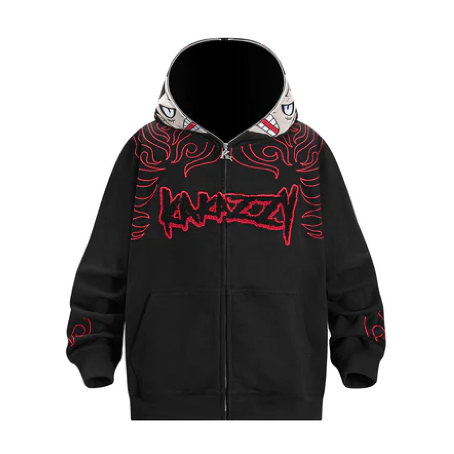 Full Zip Hoodie Black (Eyes Can See）