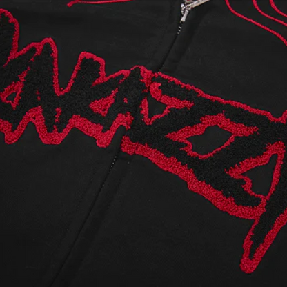 Full Zip Hoodie Black (Eyes Can See）