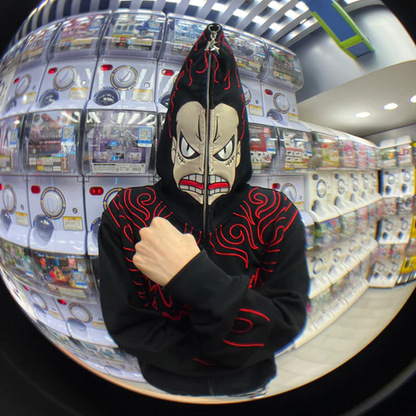 Full Zip Hoodie Black (Eyes Can See）