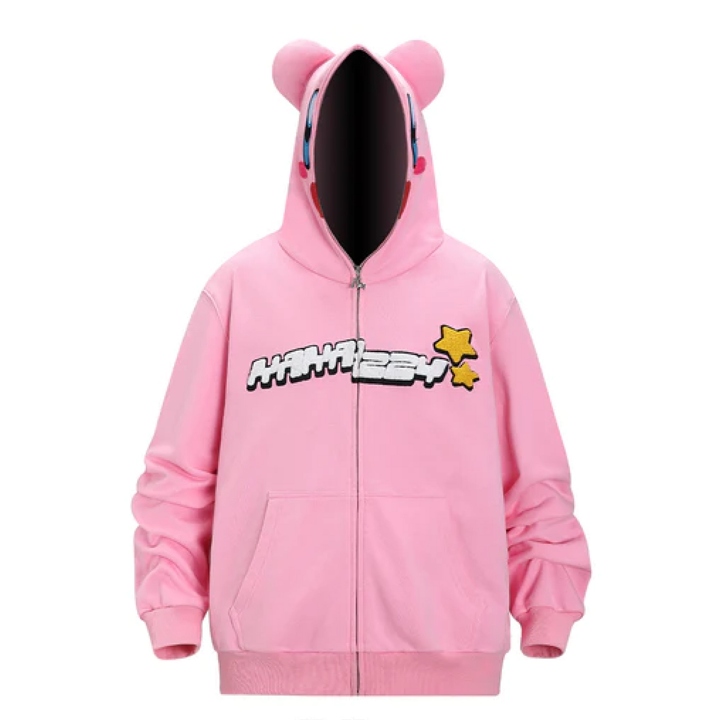 Full Zip Hoodie Pink (Eyes Can See）