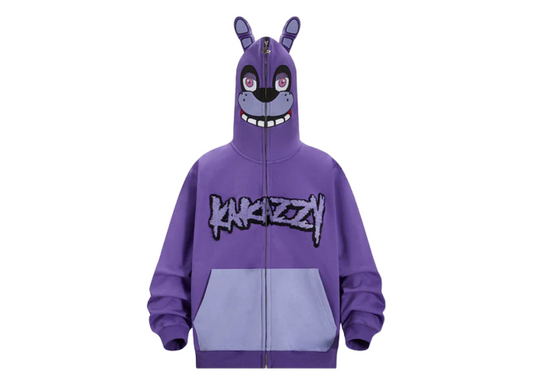 Full Zip Hoodie Purple (Eyes Can See）