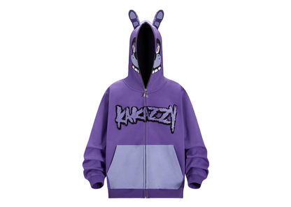 Full Zip Hoodie Purple (Eyes Can See）