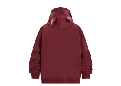 Full Zip Hoodie WineRed (Eyes Can See)